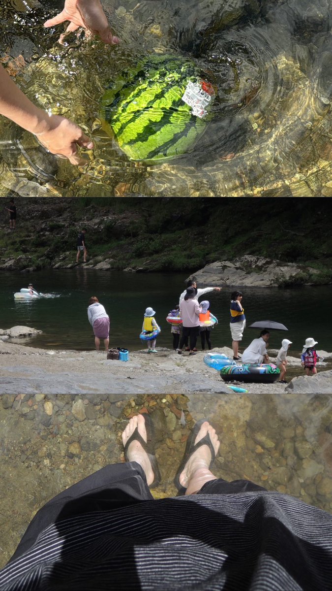 oo__rsk's tweet photo. 夏だね〜🍉 https://t.co/ZkpaEnOWsM