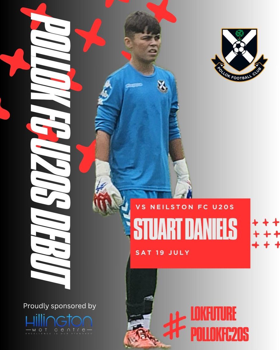 pollok2006's tweet image. Well done to @PollokUnitedSA’s 2008 goalkeeper, Stuart Daniels, on his debut for Pollok FC U20s! A solid performance as we continue to strengthen our player pathway, providing opportunities for progression across the academy. 💪⚽
@pollokfc