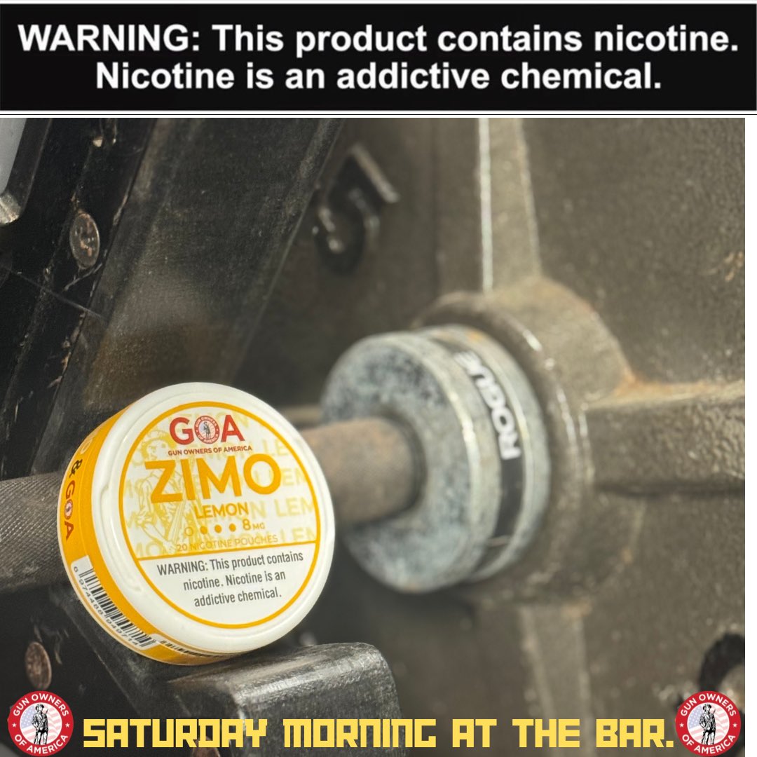 zimopouches's tweet image. 🌟 **Kickstart Your Saturday with ZIMO!** 🌟
Hey fitness fam! 💪 Ready to tackle those heavy Zercher squats and shoulder presses? Start your Saturday mornings right at the bar with some extra focus and energy!
✨ Introducing **ZIMO GOA Lemon** flavored pouches (6 & 8 mg) –…