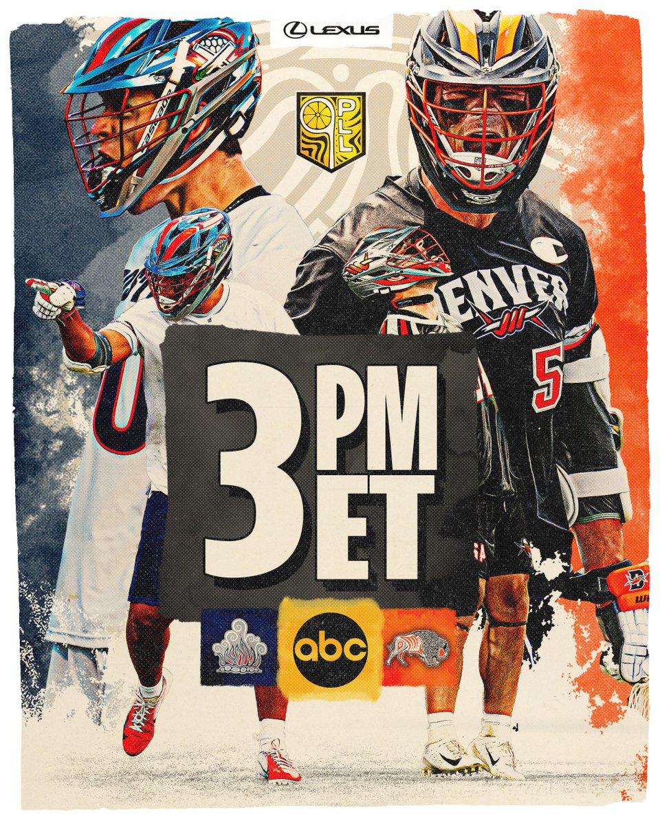 Premier Lacrosse League (@premierlacrosse) on Twitter photo PLL ON ABC! ๐ฅ๐บ
Two legacy franchises meet again:
<a href="/PLLCannons/">Boston Cannons</a> vs. <a href="/DenverOutlaws/">Denver Outlaws</a>
3PM ET on <a href="/ESPNPlus/">ESPN+</a> & ABC
bit.ly/cannons-vs-outโฆ PLL ON ABC! ๐ฅ๐บ
Two legacy franchises meet again:
<a href="/PLLCannons/">Boston Cannons</a> vs. <a href="/DenverOutlaws/">Denver Outlaws</a>
3PM ET on <a href="/ESPNPlus/">ESPN+</a> & ABC
bit.ly/cannons-vs-outโฆ