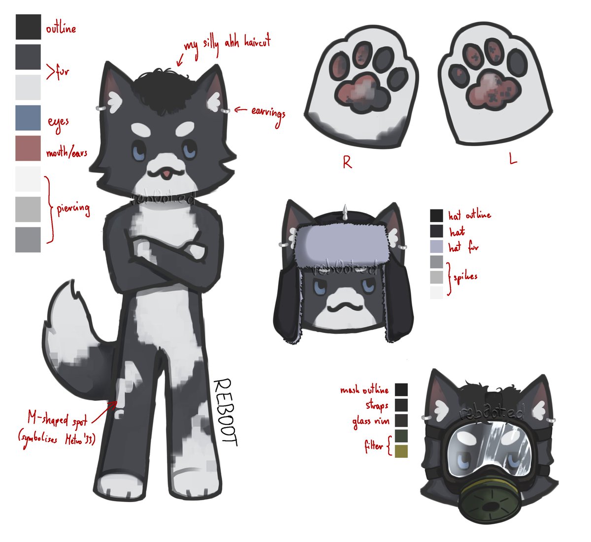 rebootarts's tweet image. hello meet my new sona (yes it's a cat no I'm not a furry ty)
so silly