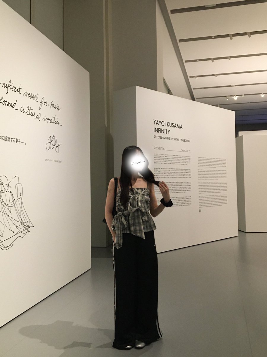 lily__bby's tweet image. 草間彌生の展覧会ᯓ★