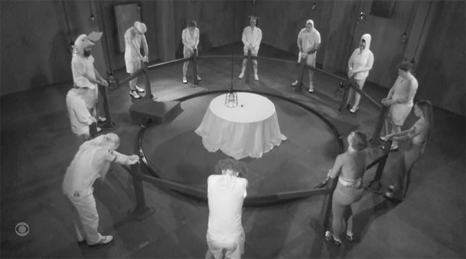 realityreacts's tweet image. i'm still laugh at this— they made cameron stand and hold a button for 14 hours only to nullify his entire HOH week... pure comedy