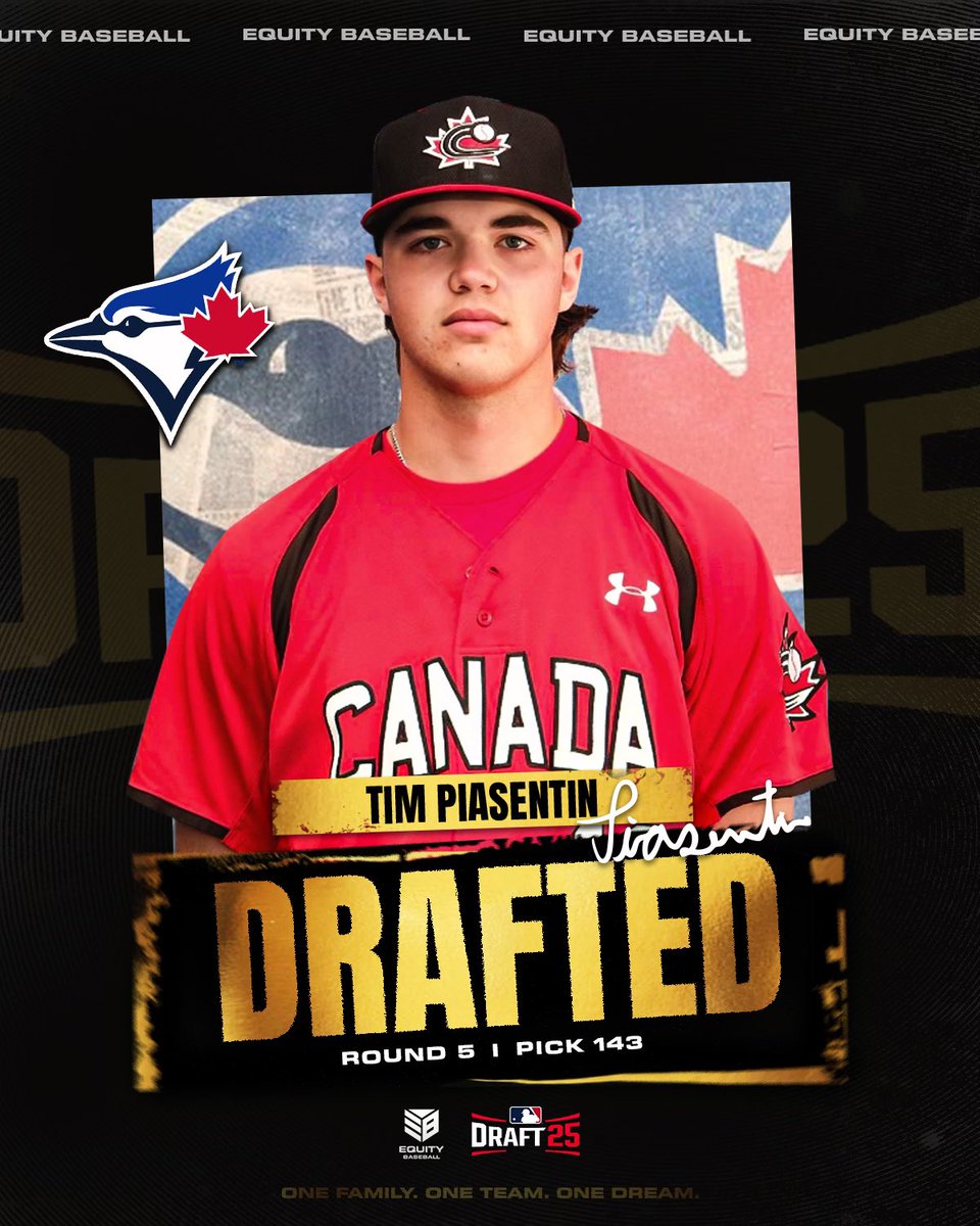 equitybaseball's tweet image. Congratulations @TimPiasentin on being drafted by the @BlueJays in the 5th round of the @MLB Draft.