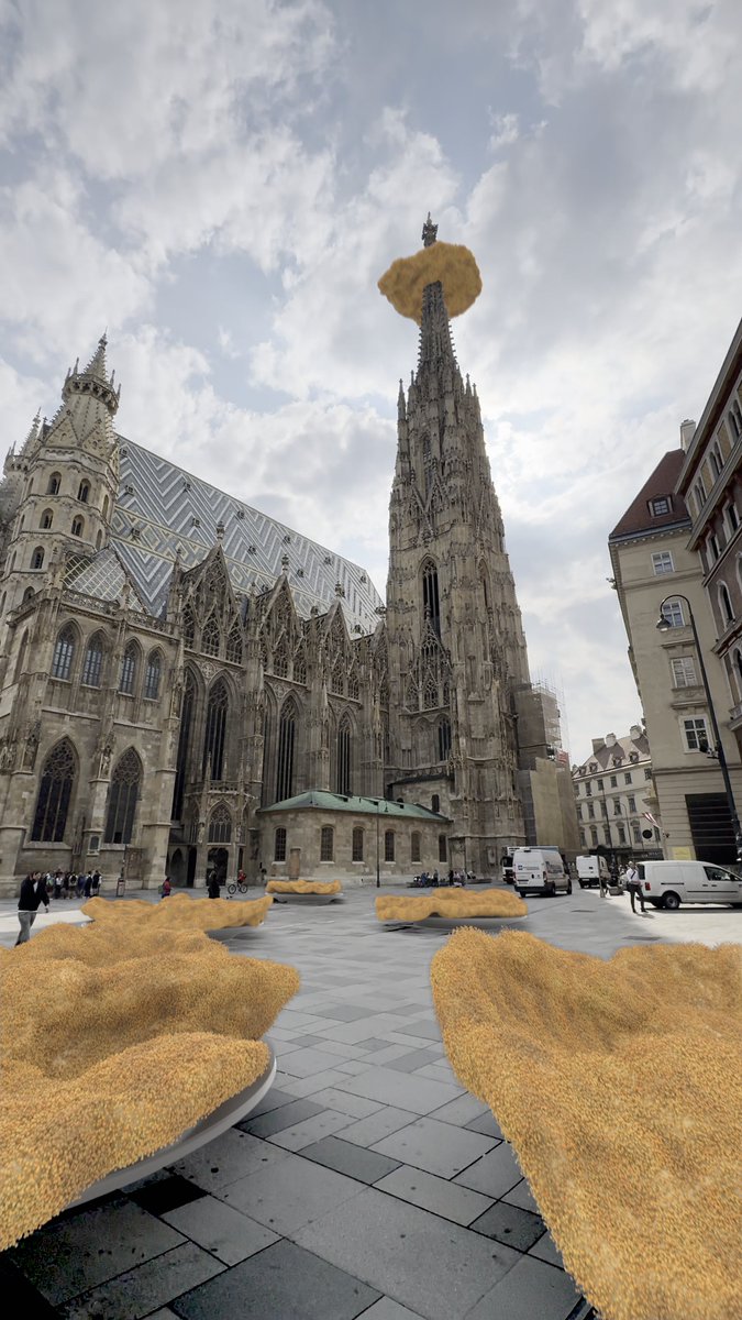 Here is the final model for the Schnitzel, the method used is simulating expansion and contraction, basically frying it with vellum, changing constaint distance scale with cell noise + a wrinkle deformer pass.
Will do a breakdown soon !