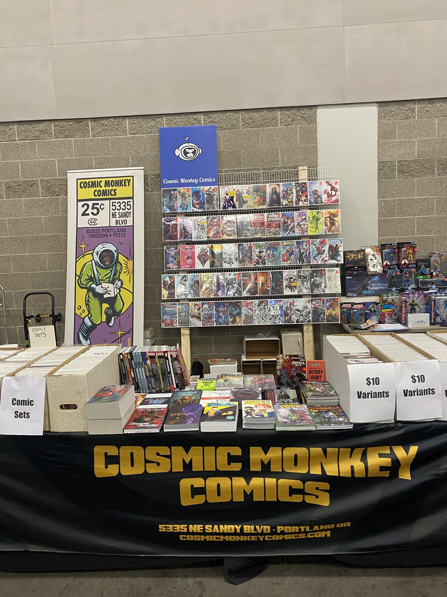 We're set up at the @frontrowcardshow this weekend W28-29. 10am-5pm #frontrowcardshow #comicseverywhere #takingcomicstothestreet #whatareyoureading