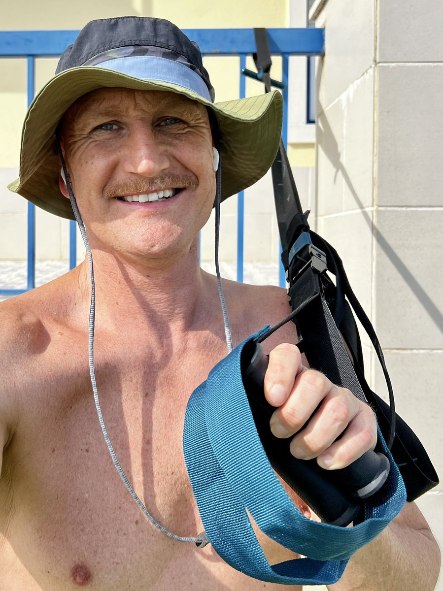 surfstyk's tweet image. TRX is all the gym you need! 💪🏽 Ericeira summer makes workout even better.