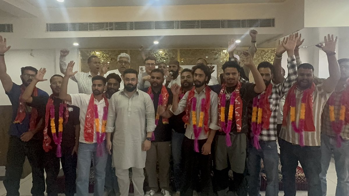 A vibrant Youth Convention was organized today in which the new District Working Committee of Youth National Conference was officially formed.
Hundreds of enthusiastic youth participated showcasing their unwavering commitment to the party’s vision.

Wishing the newly appointed