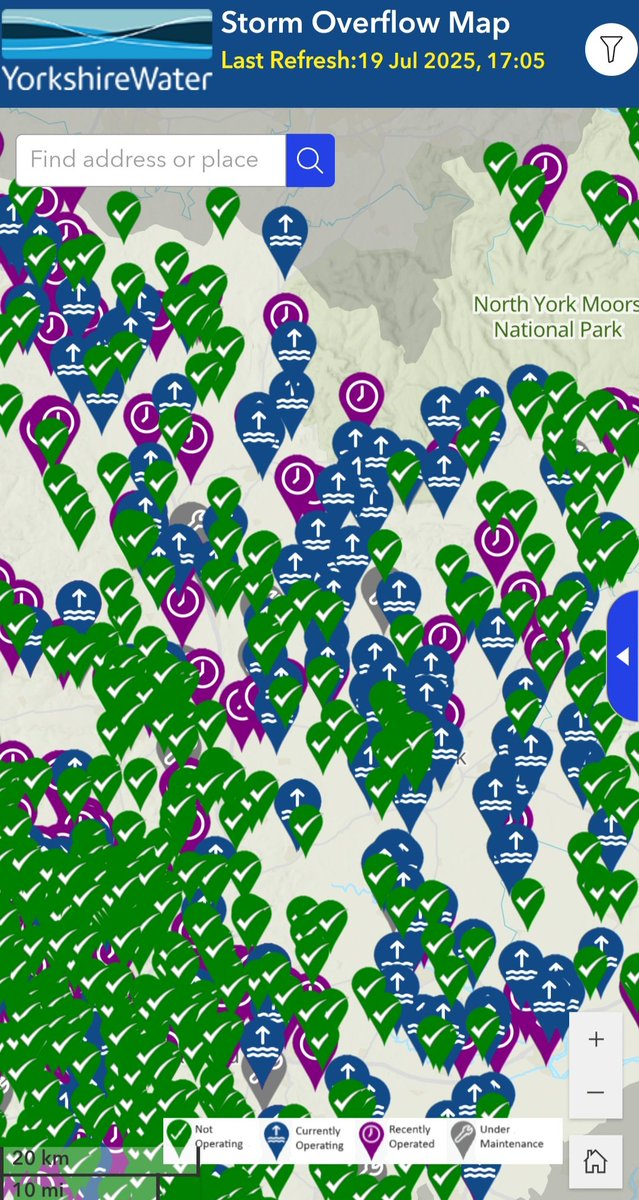 UnderwaterMedia's tweet image. 2nd time of raining this week and low and behold, we are starting to turn blue as sewage enters yorkshires rivers.
👏👏👏 Yorkshire Water
#sewage #pollution #environment