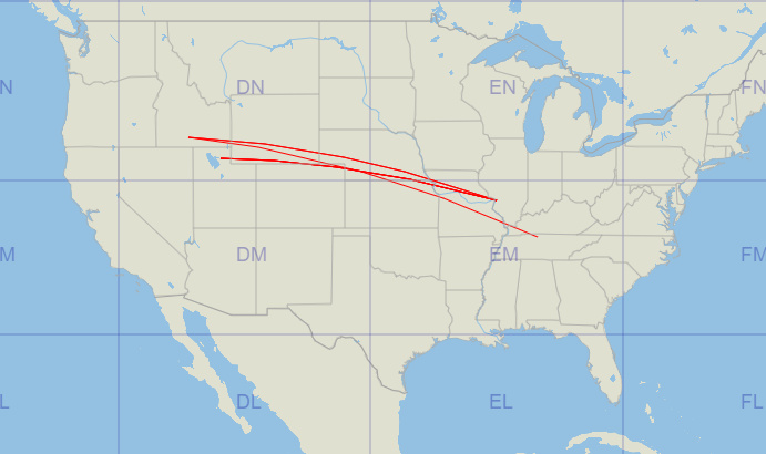 The animated map of the 2m Sporadic-E event in North America on July 16th is available at dxmaps.com/esmapsna.html

Non-animated maps are also available at dxmaps.com/esmapsnaf.html

#SporadicE #vhf #2mband #144Mhz