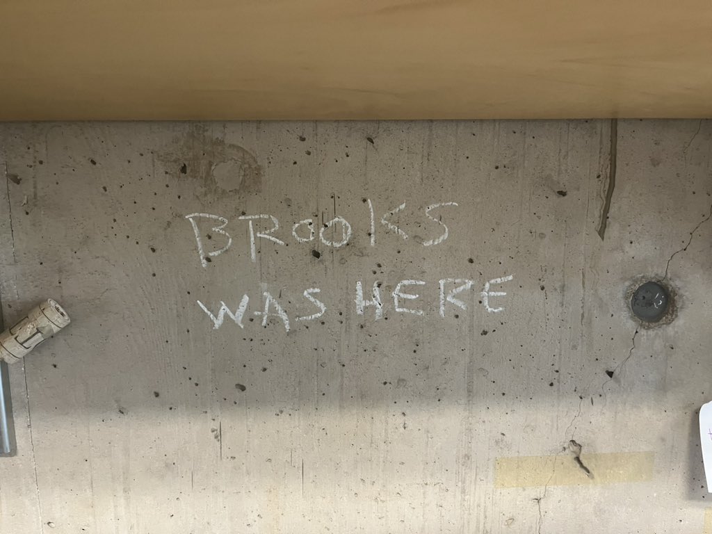 ThirteenMinutes's tweet image. Enjoyed the dark humor of finding this at my workplace.