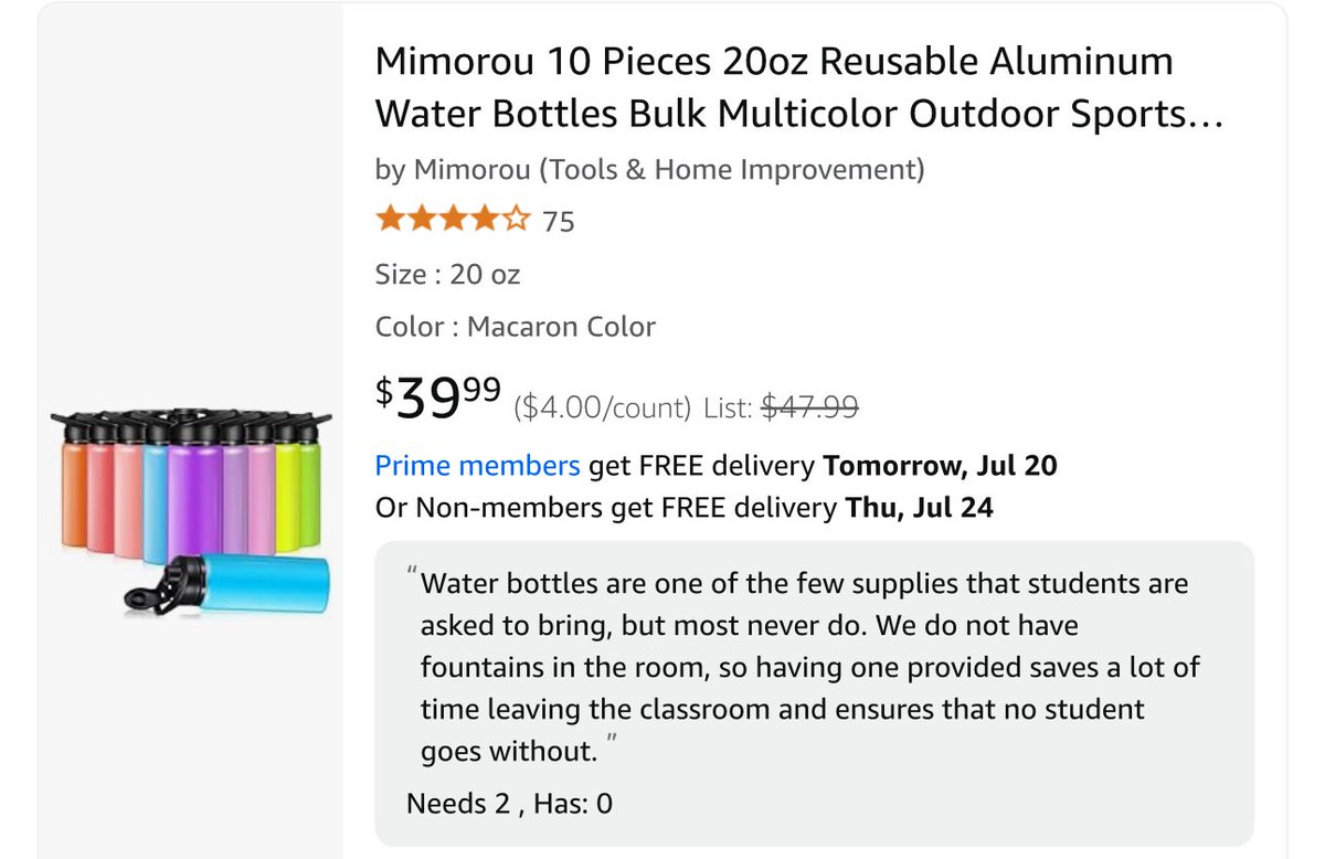 Water bottles, snacks, &amp; books for our annual winter reading event (where students rank a variety of titles &amp; are surprise gifted with their top choices). You won’t see me out here promoting it, or very rarely, but that’s what’s there. 💖