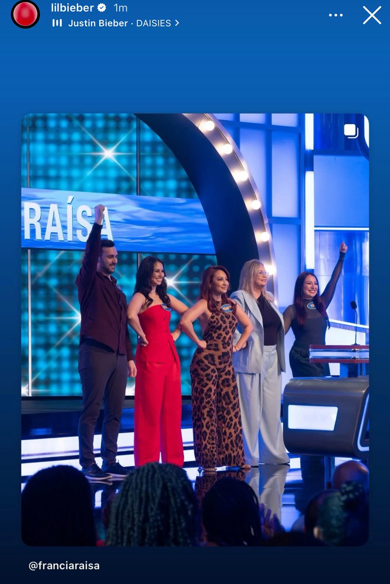 JAILEYSWRLD's tweet image. justin reposting francias story