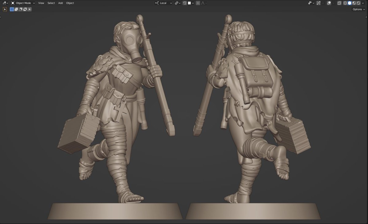 Chepac_3d's tweet image. &quot;Servants of Silence - Squire&quot; . Another servant finished! Just a few more renders and it’ll be ready to upload to the store in the next few days. 
Have a great day!&quot;😉
 
#blender #3dart #miniatures #tabletopwargaming #wargaming #trenchcrusade #3dmodeling #3Dprinting