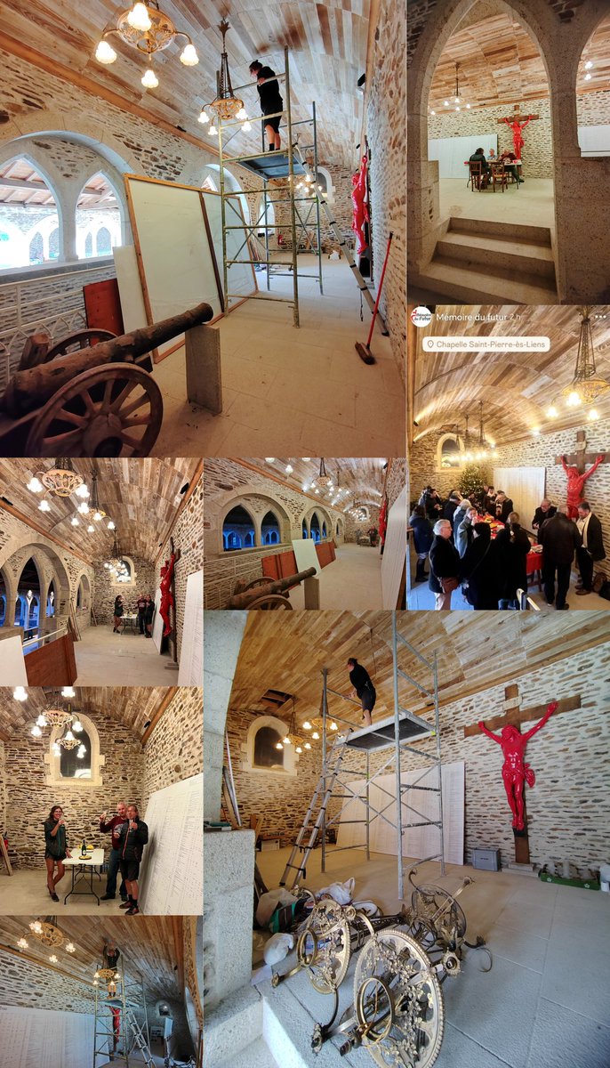Mémoire du futur : « Rebâtir le passé pour construire l'avenir ». 

🕯️✝️...Et facta est lux !
Restauration, électrification et installation des lustres de la Salle des Martyrs, au sein de la Chapelle Saint-Pierre-ès-Liens.