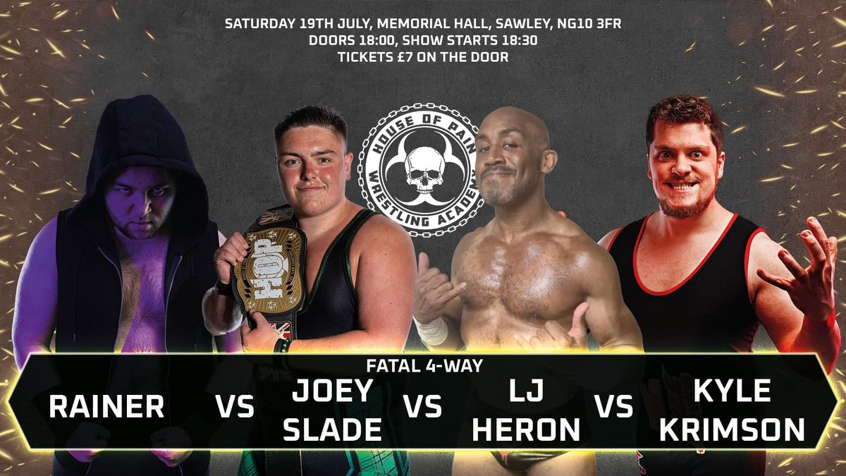 Joey Slade (@joeywrestler) on Twitter photo 1 year and a month since the biggest night of my life.
Tonight, me and <a href="/LJHeronHBFS/">NRG God 💥, LJ Heron</a> go again.
Let’s have it Sawley! 1 year and a month since the biggest night of my life.
Tonight, me and <a href="/LJHeronHBFS/">NRG God 💥, LJ Heron</a> go again.
Let’s have it Sawley!