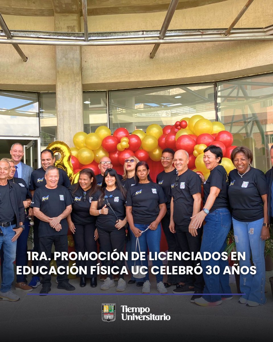 #Noticias | 1ra. Promoción de Licenciados en Educación Física <a href="/FaCE_UC/">FaCE-UC</a> celebró 30 Años.

🔗 instagram.com/p/DMOMIGmOG0W/…