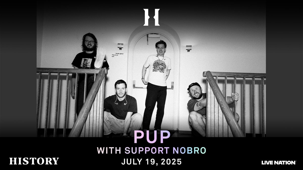 HistoryToronto's tweet image. TONIGHT: PUP is closing off their &apos;Megacity Madness - A Quest Through Toronto&apos; tour on our stage! Get ready for the singalong 🎤 

Doors - 6:30pm
Show - 7:30pm
*all times are subject to change

Let’s make some hometown history tonight!