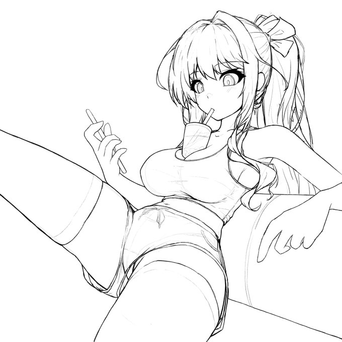 ポニテ部屋着長波サマを描きたかっただけであった 