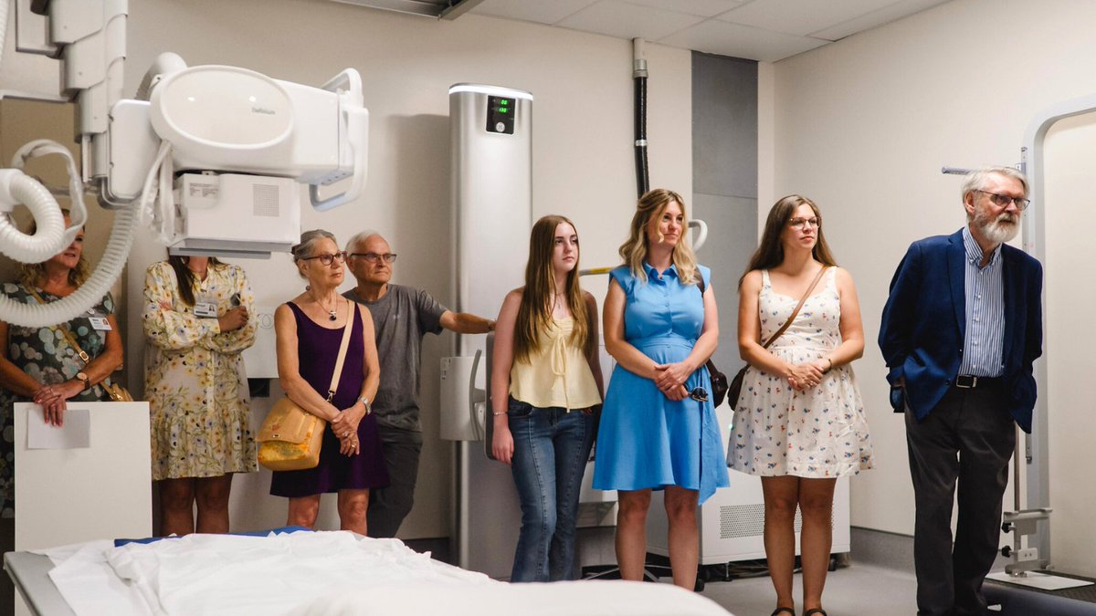 University Hospitals Kingston Foundation (@uhkf) on Twitter photo We’re proud to honour Renée & Lawrence O’Farrell for their $350K pledge through <a href="/UHKF/">University Hospitals Kingston Foundation</a> to Diagnostic Imaging at <a href="/KingstonHSC/">KingstonHSC</a>! 💙
An x-ray room now bears the name of Dr. Salomon L. Fransman, Renée’s father and imaging pioneer. A lasting legacy of care and innovation! #ygk We’re proud to honour Renée & Lawrence O’Farrell for their $350K pledge through <a href="/UHKF/">University Hospitals Kingston Foundation</a> to Diagnostic Imaging at <a href="/KingstonHSC/">KingstonHSC</a>! 💙
An x-ray room now bears the name of Dr. Salomon L. Fransman, Renée’s father and imaging pioneer. A lasting legacy of care and innovation! #ygk