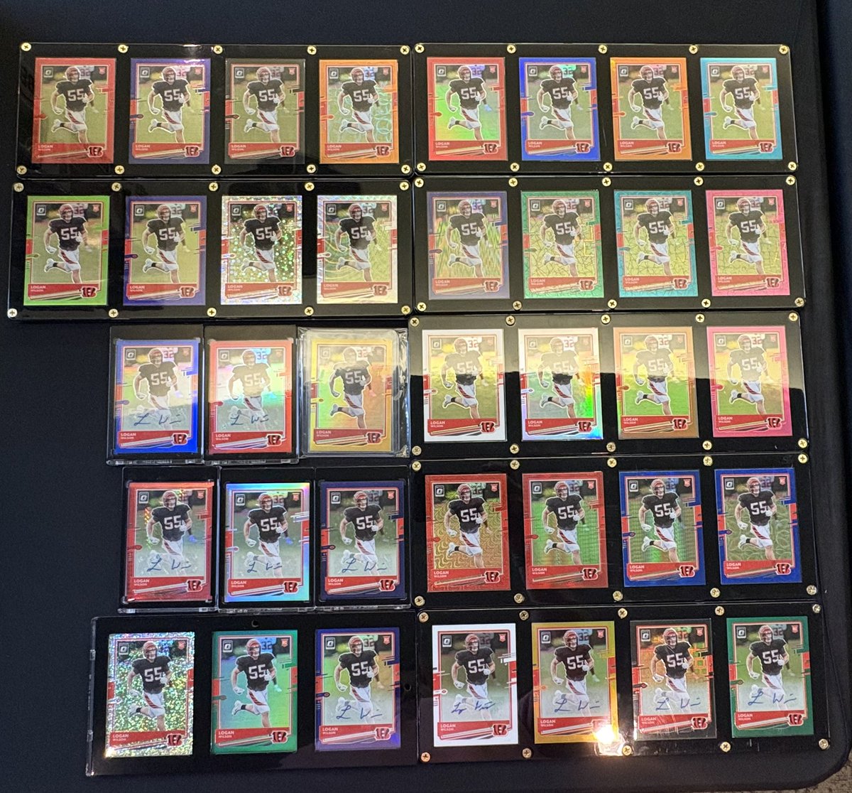 lbfight's tweet image. Set up at the Eastgate Show. Stop on by! @ljw21 rainbow for sale! #Bengals @Bengals #WhoDey Also the big @ellylacocoa18 First Milestones auto for sale! @Reds #Reds #Atobttr
