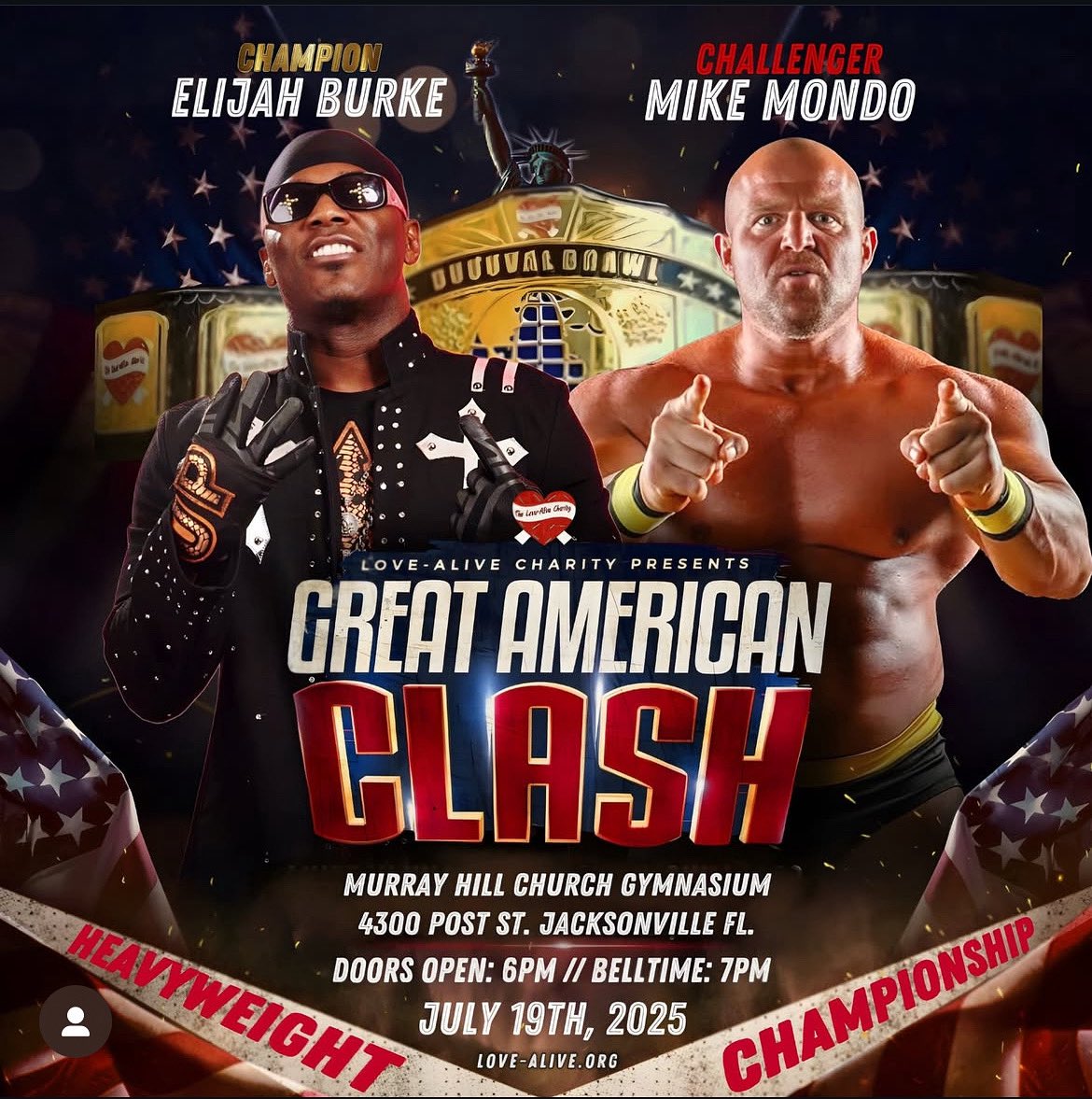 Mike Mondo (@themikemondo) on Twitter photo TONIGHT is the NIGHT!! Gonna show up and remind <a href="/DaBlackPope/">Elijah Burke</a> who the man is & add another championship to my mantle. HOWEVER!!…My primary purpose is to show my support to the <a href="/lovealiveinc/">Love-Alive Charity</a> as the benefits to tonight’s show all go to a great cause. If you are in the area come out TONIGHT is the NIGHT!! Gonna show up and remind <a href="/DaBlackPope/">Elijah Burke</a> who the man is & add another championship to my mantle. HOWEVER!!…My primary purpose is to show my support to the <a href="/lovealiveinc/">Love-Alive Charity</a> as the benefits to tonight’s show all go to a great cause. If you are in the area come out
