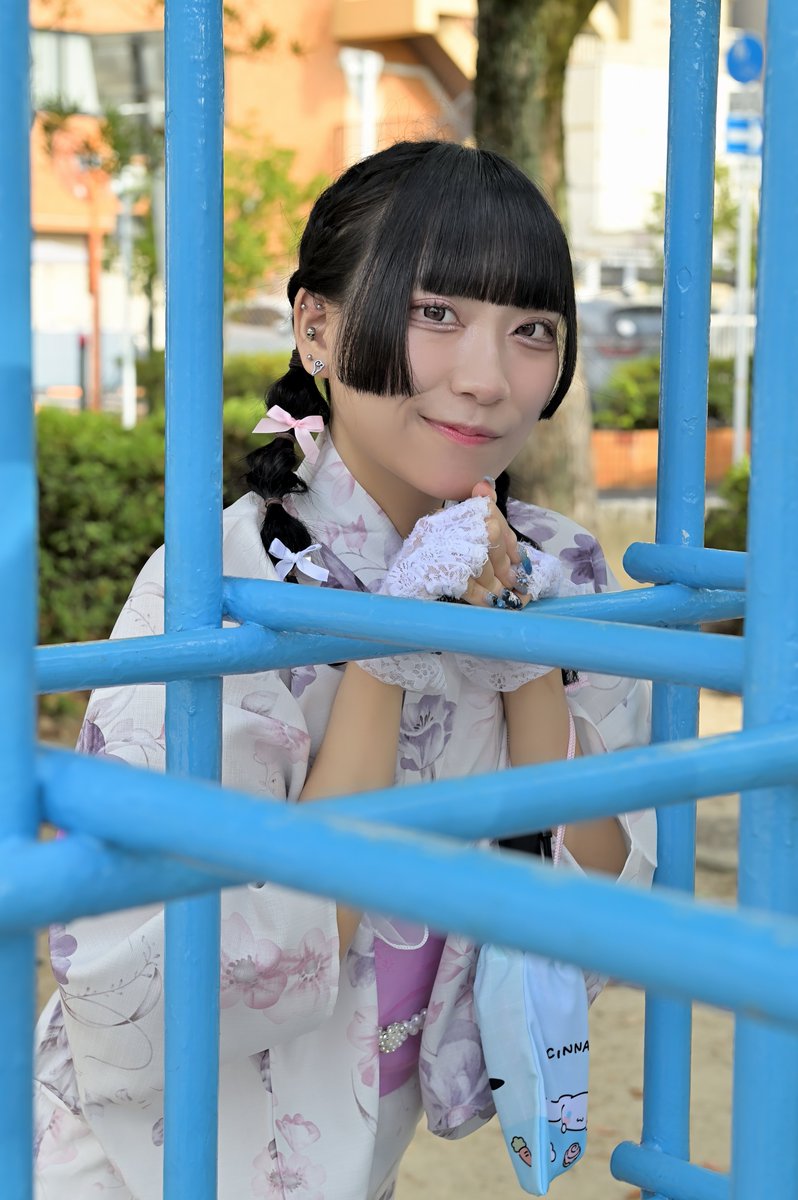 『MILKYDOPE 浴衣撮影会』　2025/7/13
@ ユウプロスタジオ周辺　👘
model: #犬妃しずく さん  ⑦
#MILKYDOPE #みるきど
#アイドル #広島 #ポートレート