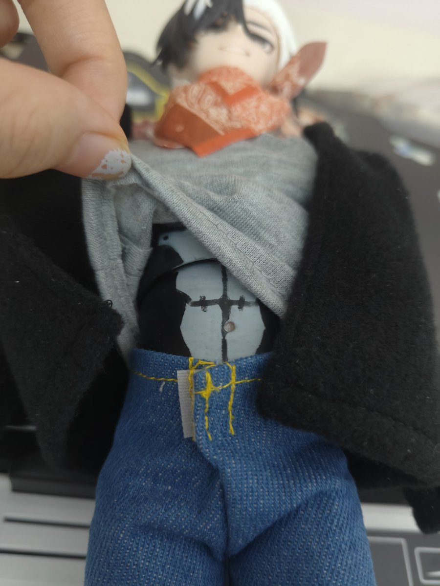 VIK_cyan's tweet photo. 終於組好了，兩位新人
男：虛假的腹肌
女：真正的腹肌
#Boothill #boothillyume #yumeship #HonkaiStarRail #hsroc https://t.co/LuT9c4xmAU