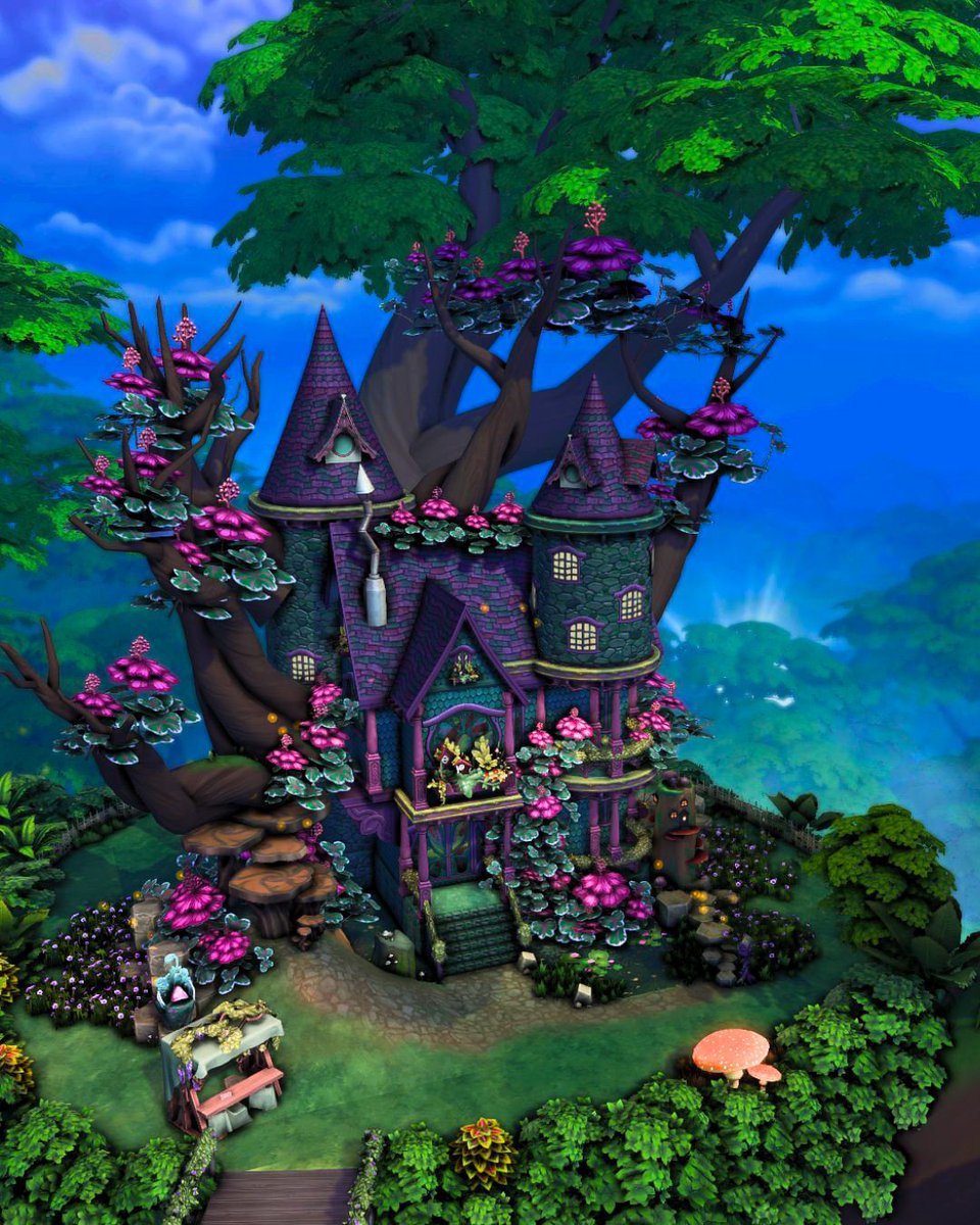 create4sims's tweet image. Fantasy Tree Cottage 🧚♀️ (no CC)
Available on my gallery, ID Create4sims
#thesims4 #thesims @TheSims