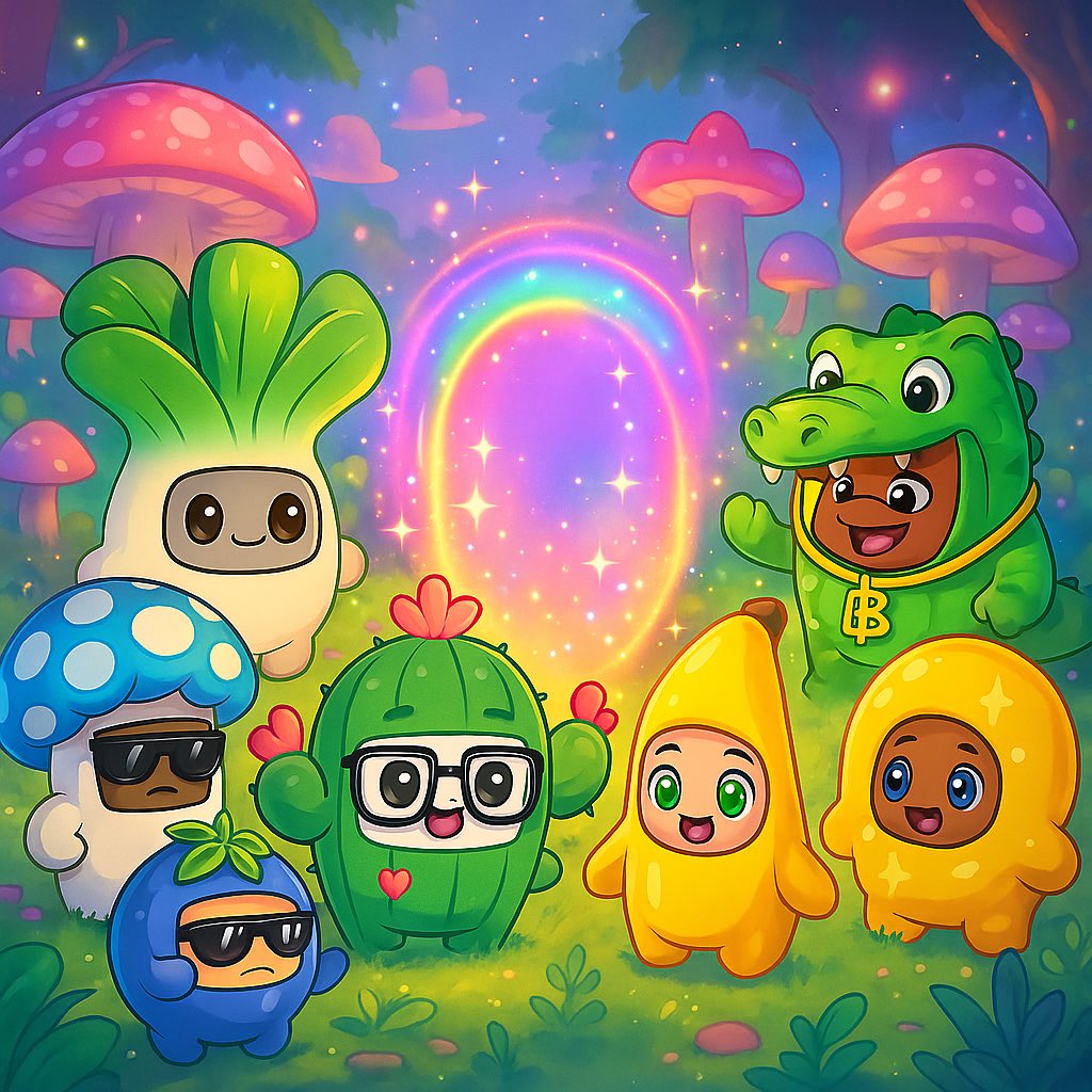 PixelChibis's tweet image. A cute looking portal appeared, signs of the Tribe are everywhere... a wave of cuteness is about to be unlocked as they make their way to Terravilla 🌸✨