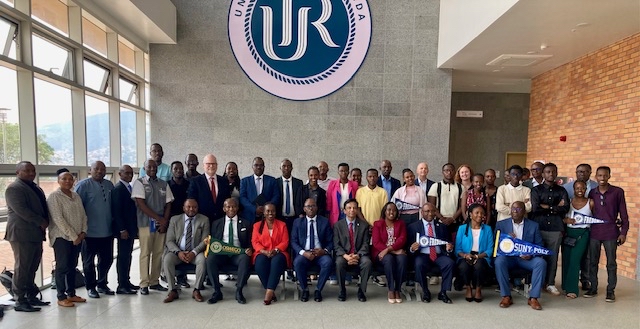 sunyoswego's tweet image. SUNY leaders, including SUNY Oswego President Peter Nwosu, visited Rwanda to expand global partnerships under the SUNY Africa Initiative. Meetings included Rwandaβs Ministers of Education, Labor, and Tech.
Read more: ow.ly/f9VZ50Ws9uR