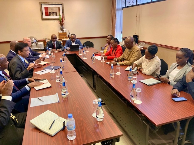 sunyoswego's tweet image. SUNY leaders, including SUNY Oswego President Peter Nwosu, visited Rwanda to expand global partnerships under the SUNY Africa Initiative. Meetings included Rwandaβs Ministers of Education, Labor, and Tech.
Read more: ow.ly/f9VZ50Ws9uR