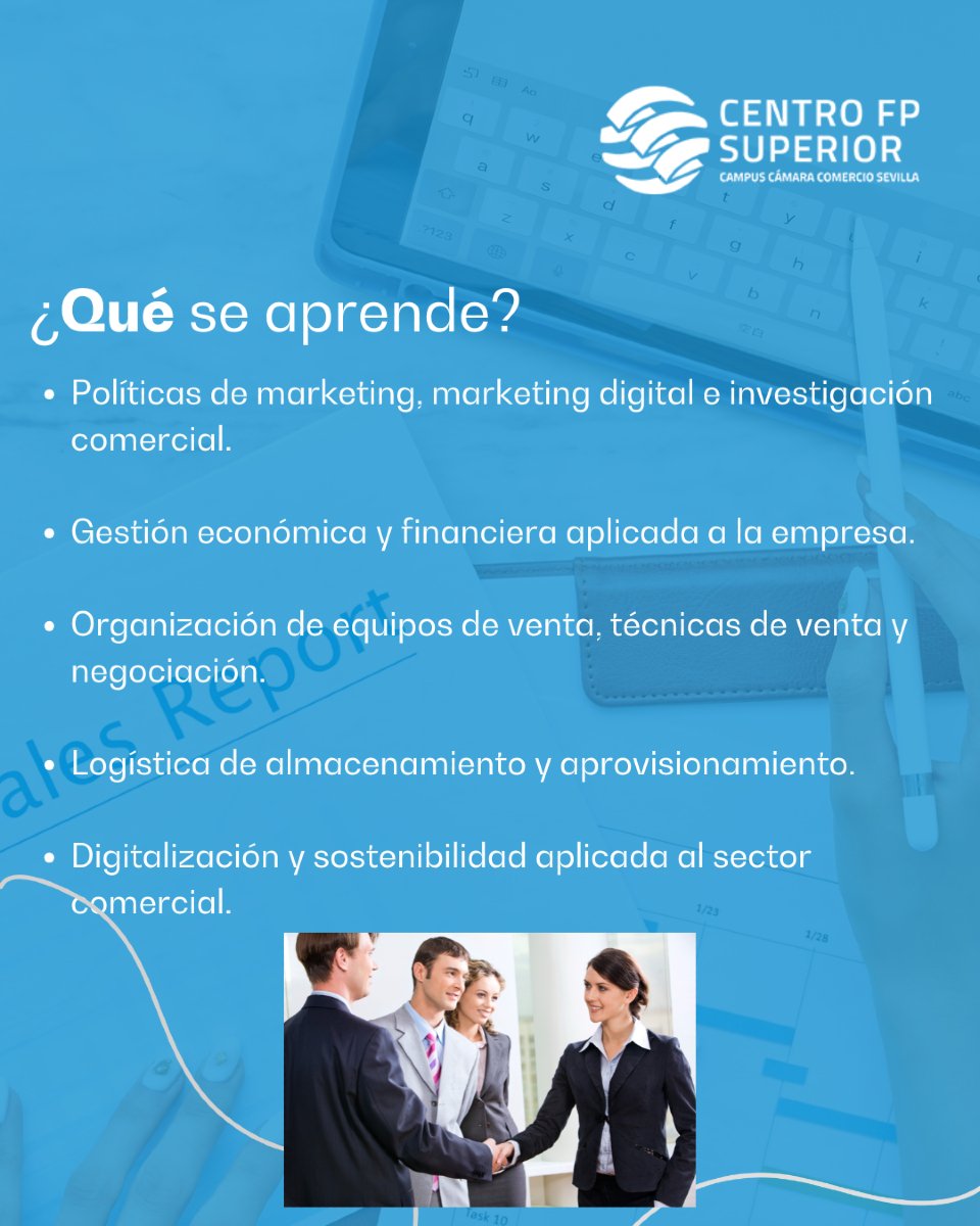 CFPSuperior's tweet image. 🛍️✨¿Te imaginas #liderando equipos, #diseñando espacios de venta atractivos y #creando estrategias comerciales que marquen la diferencia?🛍️✨

Con el Grado Superior en Gestión de Ventas y Espacios Comerciales de Campus Cámara FP, conviertes tu pasión por el #comercio y el