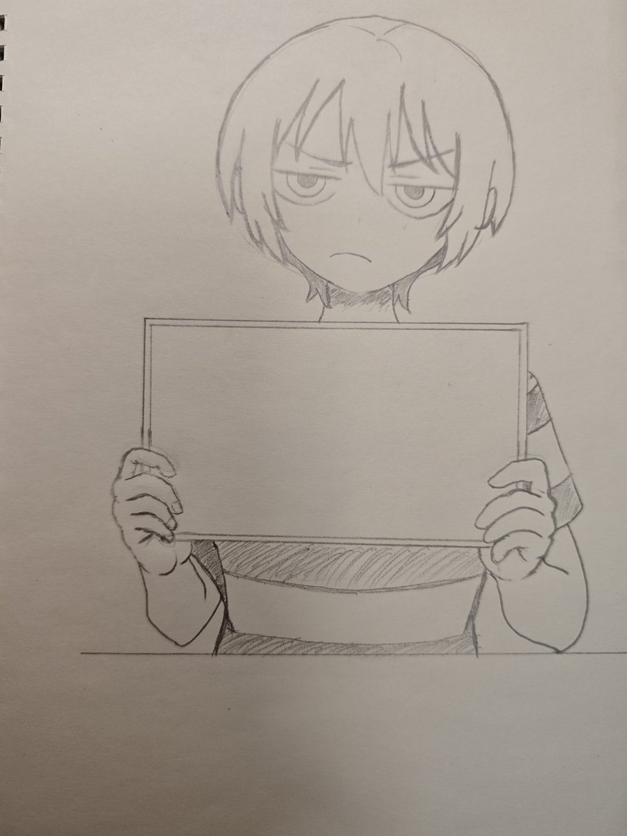 WithShiitake's tweet image. 手と顔がムズすぎるんだが？
ペン入れ出来る気がしないけど、がんばる