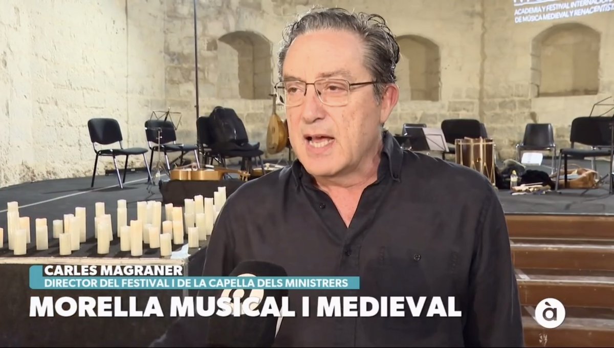 codeposa's tweet image. Un equip de Comunicacions dels Ports va cobrir anit l’inici de l’Early Music Morella per a À Punt NTC
🎥🎤
#Morella #ElsPorts #Castelló #ComunitatValenciana
▸apuntmedia.es/informatius/a-…