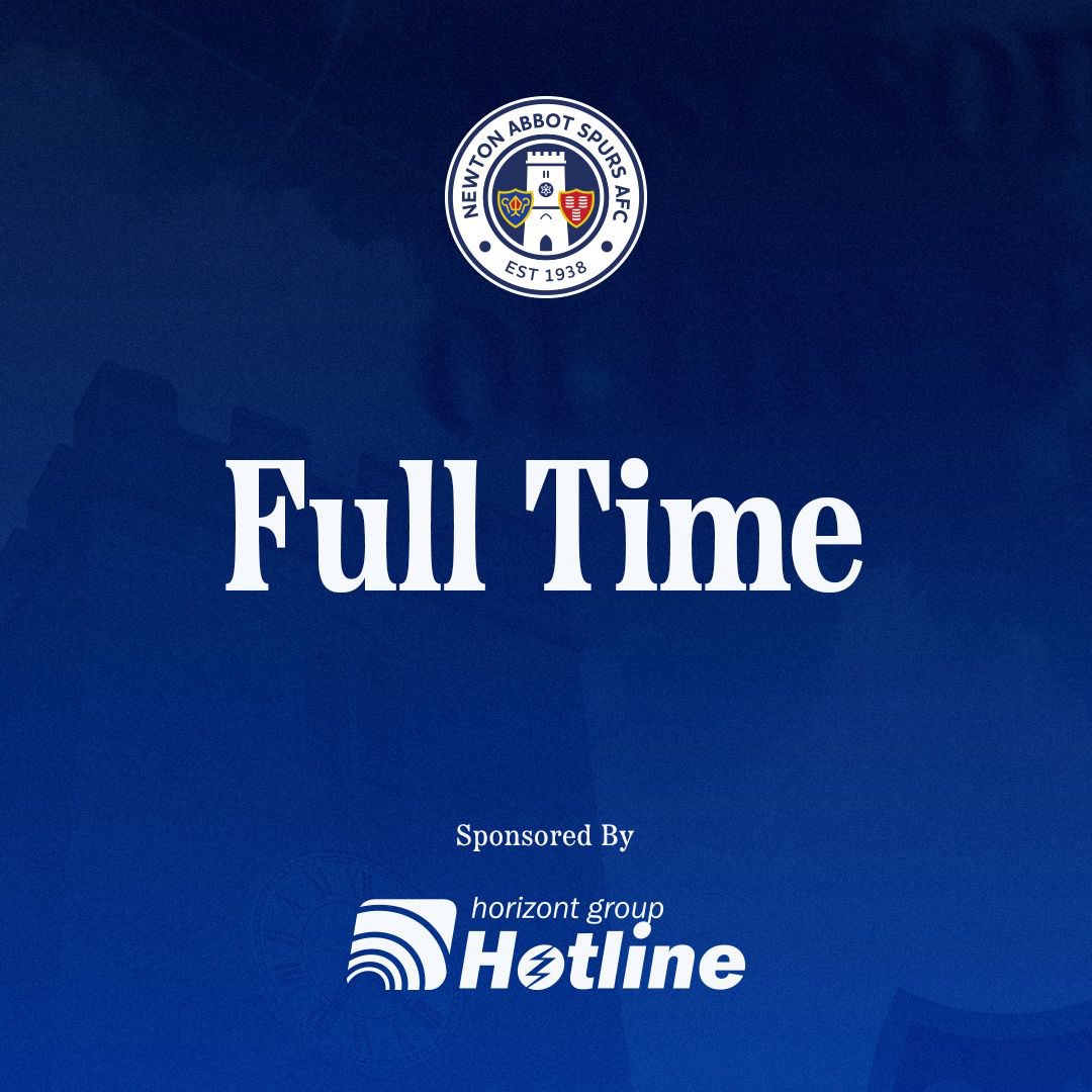 Newton Abbot Spurs (@newtonspurs) on Twitter photo 🔵⚪️FULL TIME⚪️🔵
Newton Spurs 2-2 <a href="/HelstonAFC/">Helston Athletic FC</a>
A game of 2 halves this afternoon. We were in complete control of the 1st half but tired legs and lots of changes made for a difficult end to the game. More crucial minutes in the tank for the boys! ✅
Chris Harvey⚽️⚽️
#COYS💙 🔵⚪️FULL TIME⚪️🔵
Newton Spurs 2-2 <a href="/HelstonAFC/">Helston Athletic FC</a>
A game of 2 halves this afternoon. We were in complete control of the 1st half but tired legs and lots of changes made for a difficult end to the game. More crucial minutes in the tank for the boys! ✅
Chris Harvey⚽️⚽️
#COYS💙