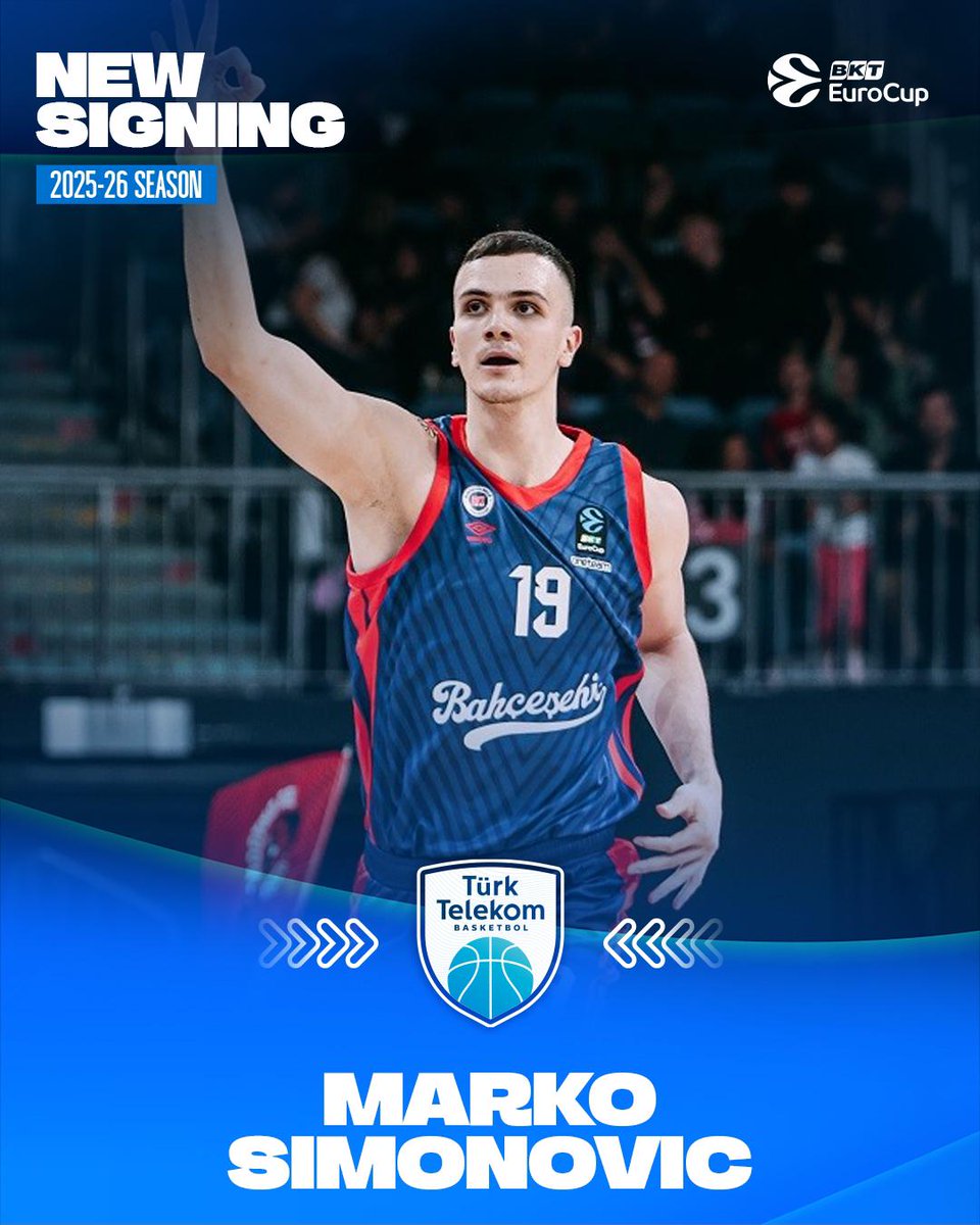 EuroCup's tweet image. Marko Simonovic signs with @TT_Basketbol ✍️
📄 Read more: euroleaguebasketball.net/en/eurocup/new…