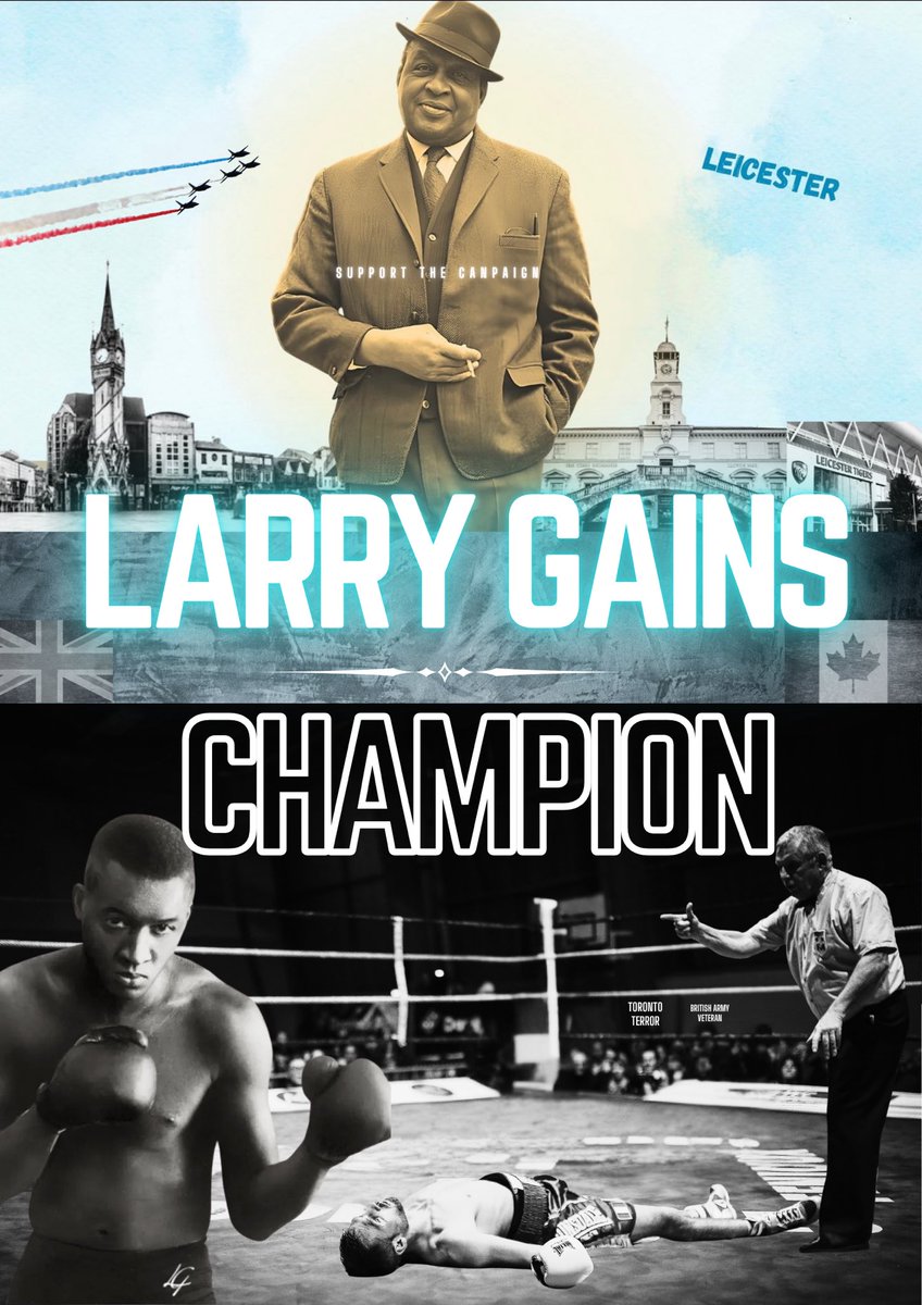 A Global Champion. 
A Symbol of Resilience.

We’re campaigning to honour
Larry Gains with a statue.

Help us bring this legacy to life:

larrygainsstatuecampaign.com 🥊