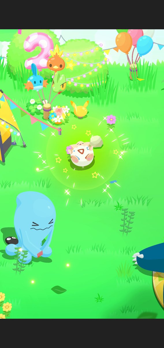 nkter682's tweet photo. #ポケスリ2周年をいっしょに 
実はイベント初日に光った子 https://t.co/85qgNx4WeB