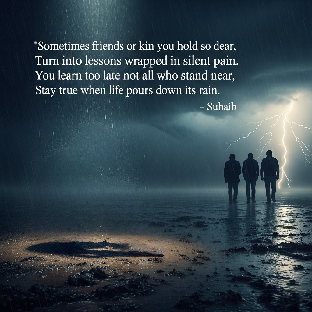 prose_n_pro's tweet photo. اب سمجھ لیتے ہیں میٹھے لفظ کی کڑواہٹیں
ہو گیا ہے زندگی کا تجربہ تھوڑا بہت۔

#pain 
#learn
#relatable 
#relations 
#friends 
#feeling 
#writer 
#deep 
#understand 
#writersofindia 
#WritingCommunity 
#poetry 
#poetrycommunity 
#poetrylovers https://t.co/txJ1zyhGkC