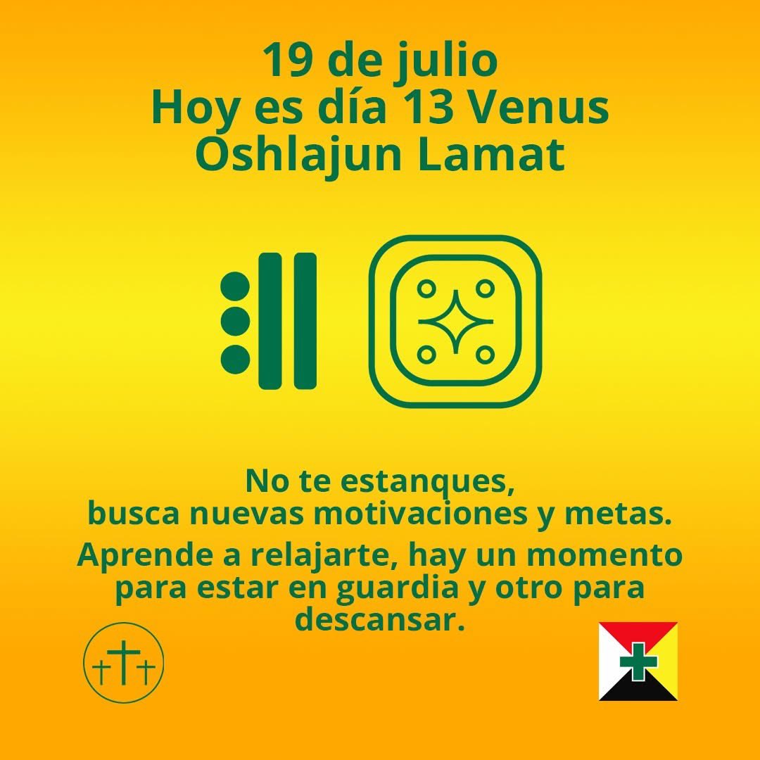 El día de hoy es 13 Sumido – Oshlajun Lamat
El libro maya dice:
“En el día de Conejo decretó que aparecieran las cuencas de los siete mares del océano.” (Chilam Balam, Libro de los Kines)
#IglesiaMaya #FelizSábado #FelizSabadoATodos #Sábado #ULTIMAHORA #Mexico #yks25 #19DeJulio