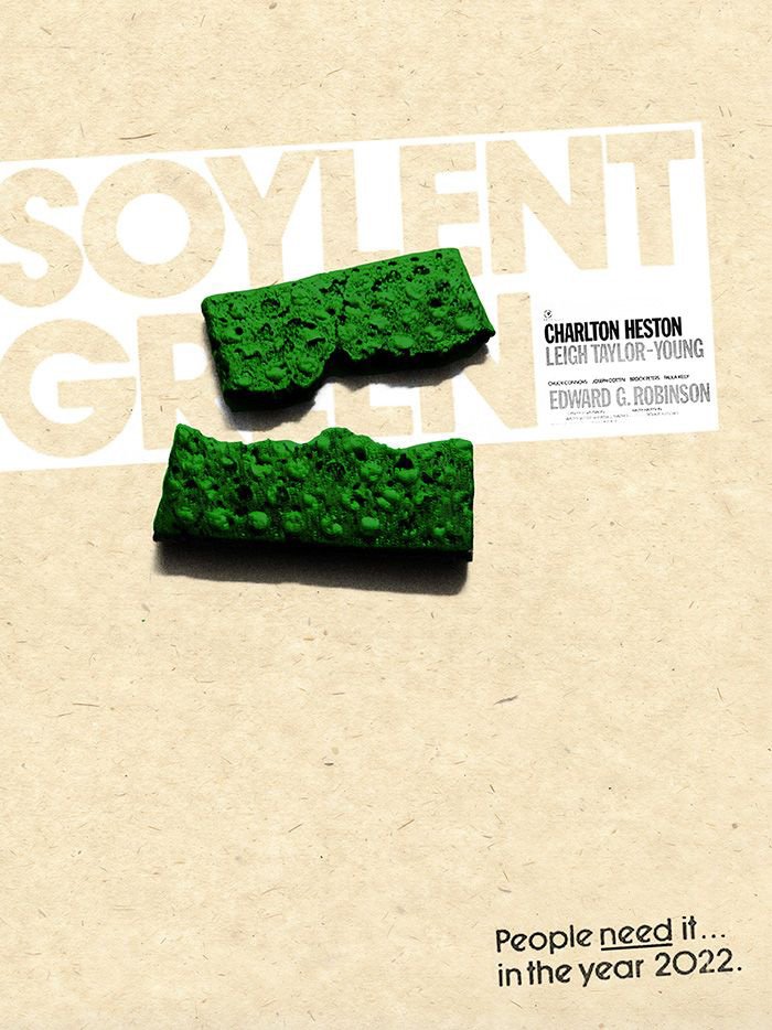 UmbrellaCorpDB's tweet image. One of the bleakest endings in cinematic history.
Soylent Green by Jez Owen
