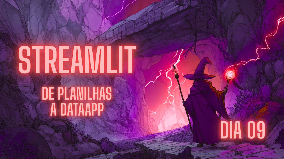 teomewhy's tweet image. Quem quiser maratonar nosso curso relâmpago de Streamlit, todos os episódios já estão disponíveis no YT, com acesso antecipado para membros do canal!!

Foram 3 dias de curso ao vivo, migrando um acompanhamento financeiro baseado em planilhas, para um Data App criado em Python.