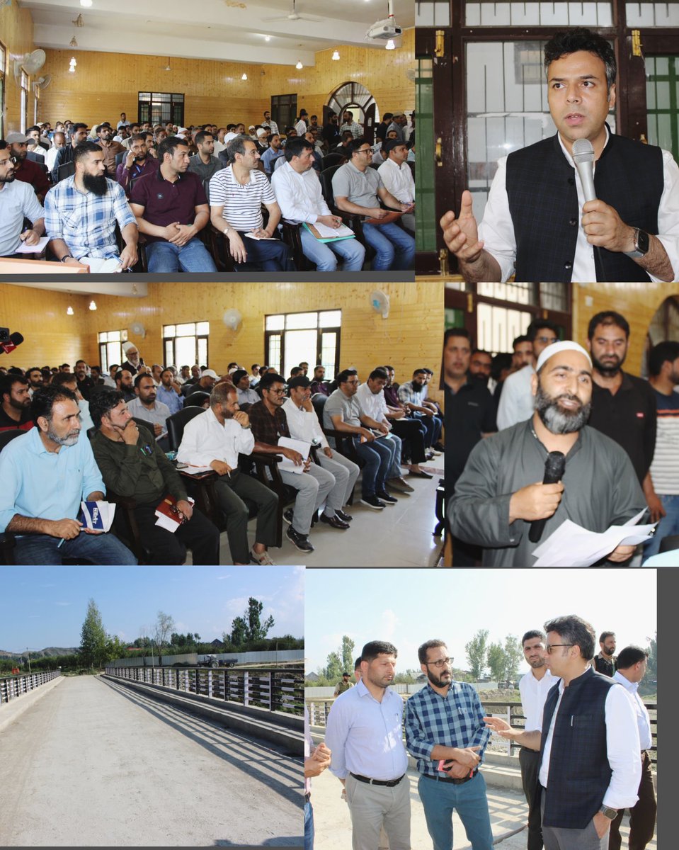 Deputy Commissioner Budgam (@dc_budgam) on Twitter photo DC Budgam <a href="/DrBilalbhatIAS/">Dr Bilal M Bhat IAS</a> chaired a Public Darbar at Town Hall Chadoora, listened to public grievances & assured timely redressal.Inspected work at New Bus Adda; directed expediting road alignment with Dawlatpora.Dist. Admin is here to listen, act & deliver.<a href="/diprjk/">Information & PR, J&K</a> DC Budgam <a href="/DrBilalbhatIAS/">Dr Bilal M Bhat IAS</a> chaired a Public Darbar at Town Hall Chadoora, listened to public grievances & assured timely redressal.Inspected work at New Bus Adda; directed expediting road alignment with Dawlatpora.Dist. Admin is here to listen, act & deliver.<a href="/diprjk/">Information & PR, J&K</a>