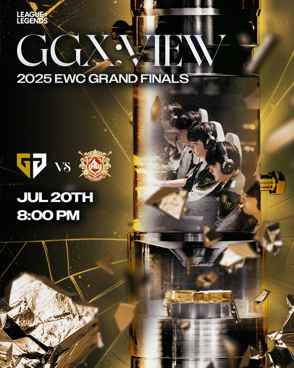GGX VIEW 결승 관람 포스터