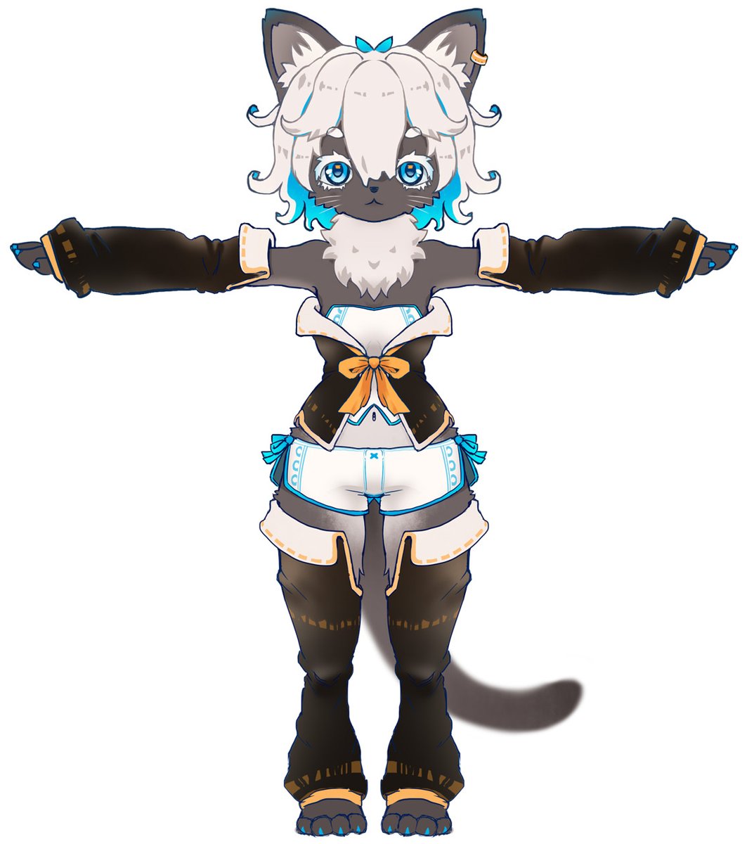 2H2ababa2's tweet photo. 新しい子の3Dモデルを作るぞ https://t.co/zQyUpe1IMj