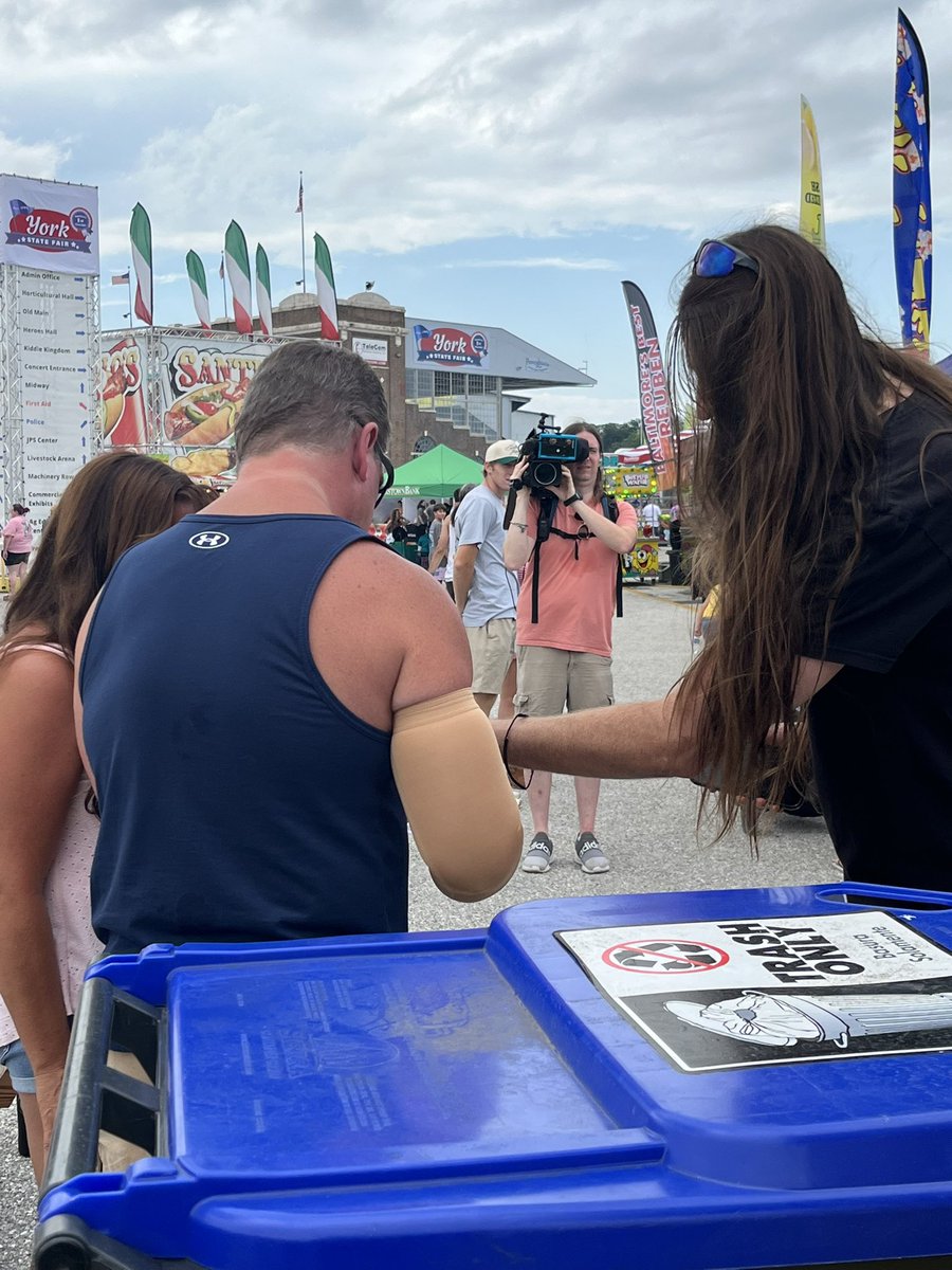 The media wants us divided. 

If you only listen to social media, you would also think that we were fractured. 

From being on the ground at the York State Fair, it’s the opposite. 

President Trump has more support than ever &amp; voters overwhelmingly approve of his second term.