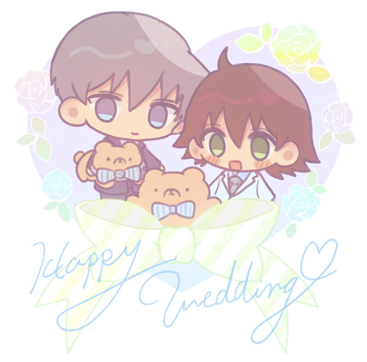 jrumnotk's tweet image. Happy Wedding....♡