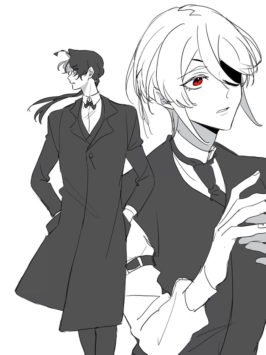 aix4a1's tweet image. ウィに言い寄るモブと嫉妬するシャの話誰か描いてくれ