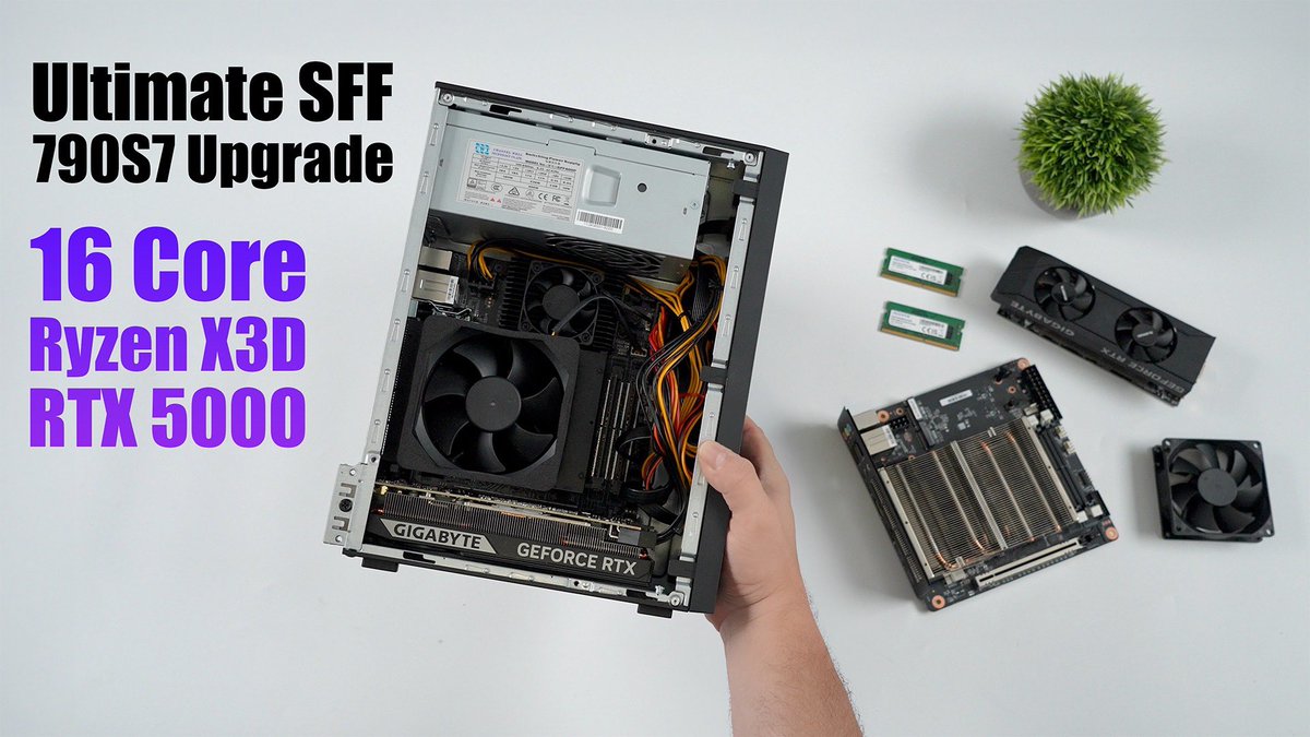 theetaprime's tweet image. The Ultimate 790S7 Mini Gaming PC Upgrades! This Thing Is FAST @amd @Hi_MINISFORUM @NVIDIAGeForce
youtu.be/uO5vUTc1QRg